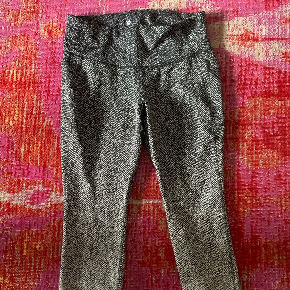 All In Motion Black and White Ombré Leggings